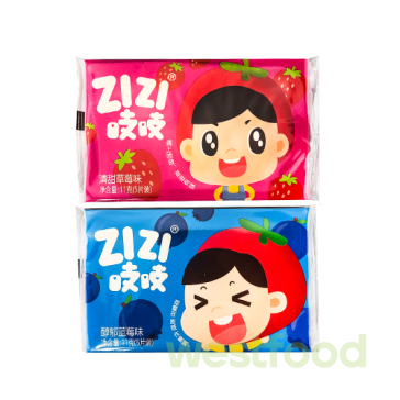 Жувальна гумка ZIZI 220г Полуниця/Чорниця /уп.20шт/