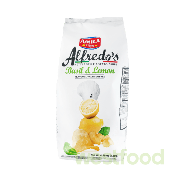 Чіпси Amica 130г Alfredo's Basil&Lemon /уп.15шт/