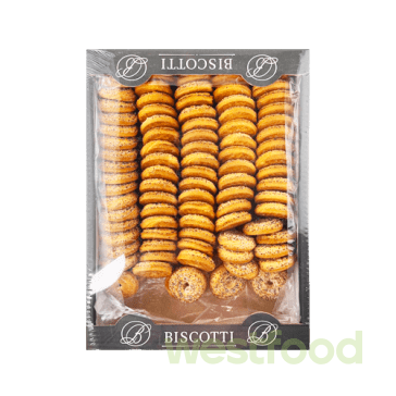 Печиво Biscotti Маргаритка з маком 1,6кг