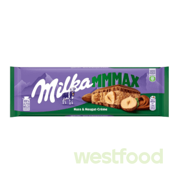 Шоколад Milka 300г Nuss & Nugat-Creme /в уп.13шт/