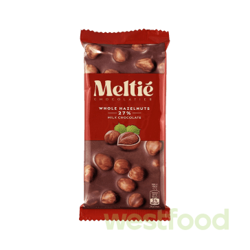 Шоколад Meltie молочний з лісов.горіхом 100г /уп.18шт/