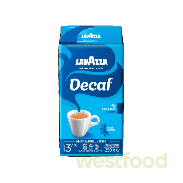 Кава мелена LAVAZZA Dekaf Classico без кофеїну 250г/в уп.20шт/