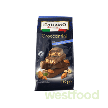 Батончик Italiamo Croccantini 150г Мигдаль /уп.16шт/