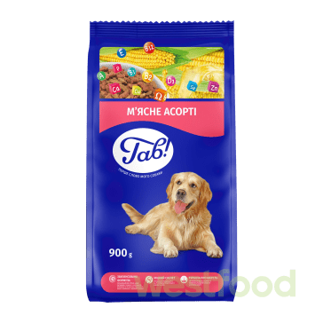 Корм ГАВ 900г для собак_М'ясне асорті