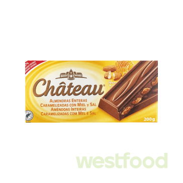 Шоколад Chateau 200г Мигдаль/Almendras Enteras/в уп.36шт/