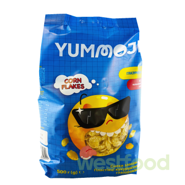 Пластівці кукурудзяні глазур.500г Yummoji /уп.8шт/