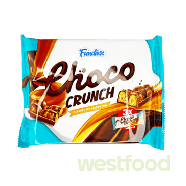 Батончик Fundiez Choco crunch Солона карамель 135г/в уп.18шт/