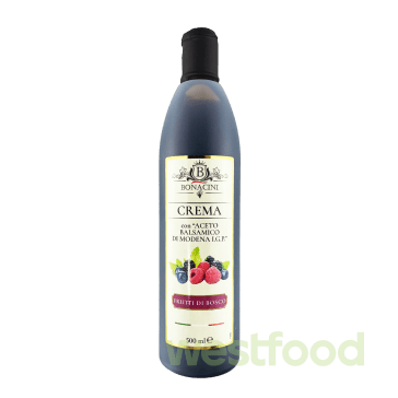 Соус бальзамічний Bonacini 500мл Crema Frutti di bosco /в уп.12шт/