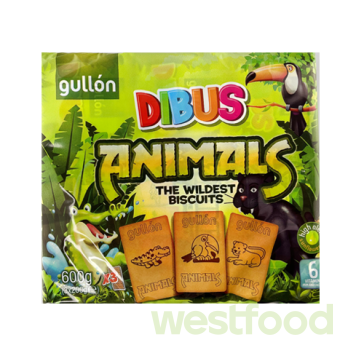 Печиво GULLON DIBUS Animals 600г/в уп.14шт/