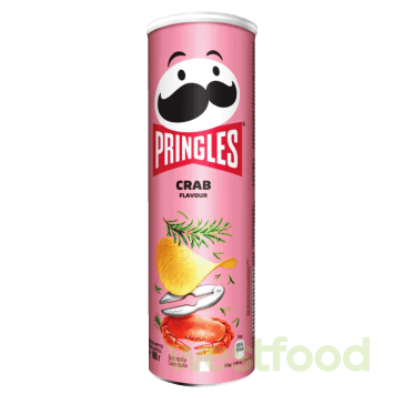 Чіпси Pringles 165г Краб Crab  /в уп.19шт/