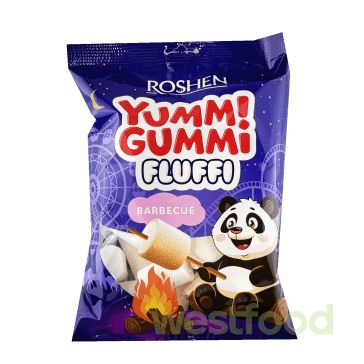 Маршмеллоу YummiGummi Fluffi Barbecue 200г /уп.7шт/