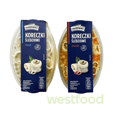 Оселедець рулетами Marinero 250г лоток в асорт. /уп.12шт/