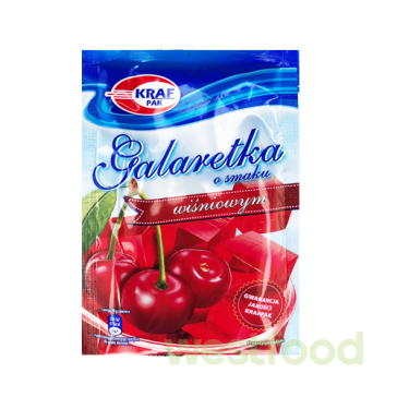 Желе фруктове KrafPak вишня 70г /уп.20 шт/