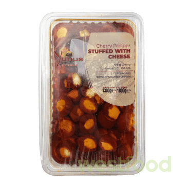 Перець Yunus 1,8кг черв.чері з сиром, в/у /уп.2 шт/