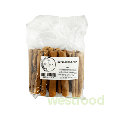 Кориця Паличка 100г Приправи світу/в уп.10шт/