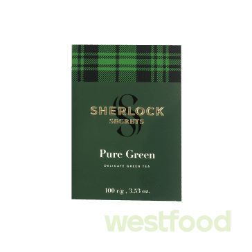Чай Sherlock Pure Green, зел байх 100г  /уп.14шт/