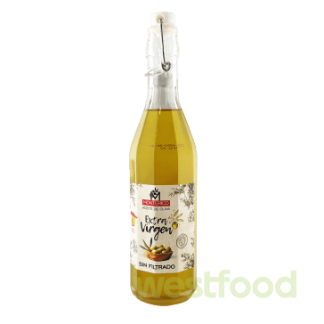 Олія  500мл оливкова нефільтр.Monterico Extr.Virgin Sin Filtrato /уп.12шт/