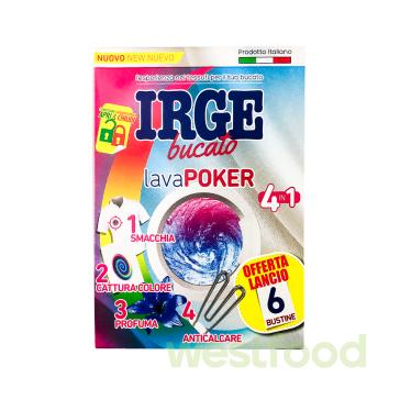 Серветки-пастка 4в1 IRGE 6шт плямов. захоп.кольору аром.проти накипу