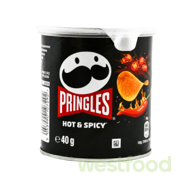 Чіпси Pringles  40г Hot & Spicy /в уп.12шт/