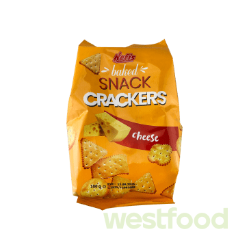 Крекер соль Crackers Ceddar 100гр Nefis /уп.12шт/