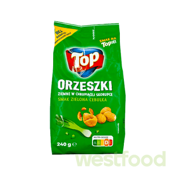 Арахіс в хрусткій оболонці ТОР 240г цибуля /в уп.21шт/