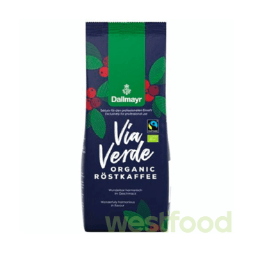 Кава мелена Dallmayr Via Verde 500г Organic /в уп.12шт/