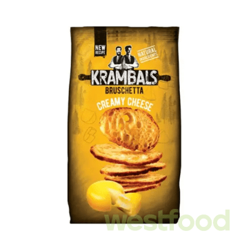 Брускети Creamy Cheese 70г Krambals /уп.12шт/