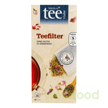 Фільтр-пакети для чаю MullersTEEstube Teefilter 80пак. S