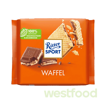 Шоколад Ritter Sport Waffel 100г, шт /в уп.10шт/