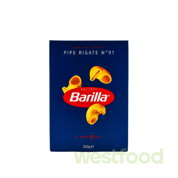 Макарони BARILLA 91 Pipe rigate Ріжки 500г/в уп.12шт/