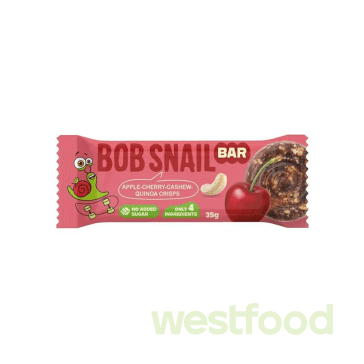 Батончик Bob Snail фрук.горіховий 35г ябл-вишня-кеш'ю-кріпси кіноа