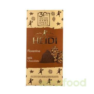 Шоколад HEIDI 100г молочний карамеліз.мигдаль