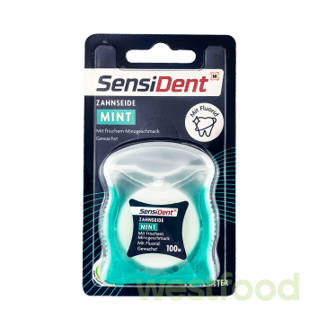 Зубна нитка SensiDent 100м в асорт.