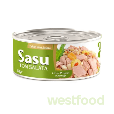 Тунець Sasu зі злаками 160 г/в уп.24шт/