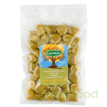Оливки Калімера Халкідікіс ATLAS зелені з/к 250г пакет
