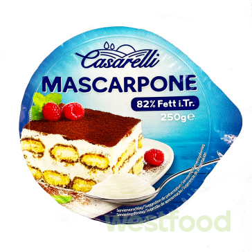 Крем-сир Маскарпоне 250г Casarelli /в уп.12шт/