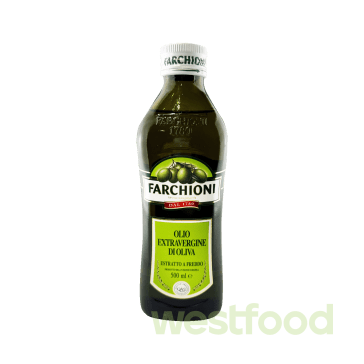 Олія  500мл оливкова (скло) Farchioni Extra Vergine/в уп.12шт/