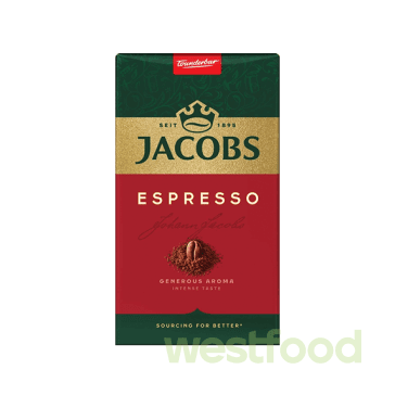 Кава мелена Jacobs Espresso 230г /в уп.12шт/