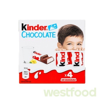 Шоколад Kinder Chocolate T4, 1шт 50г /в уп.20шт/
