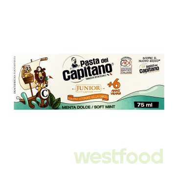 Зубна паста Capitano 75мл Junior 6+