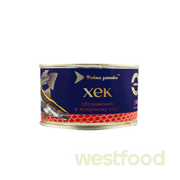 Хек Рибна Затока в томатному соусі 240г /уп.48шт/