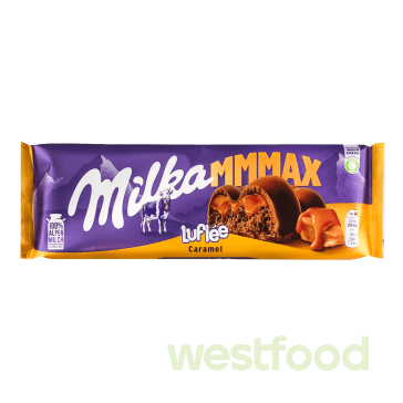 Шоколад Milka 250г Luflee Caramel /в уп.10шт/