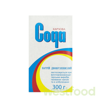 Сода харчова 300г /в уп.24шт/