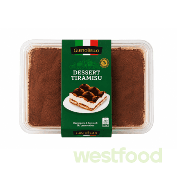 Десерт Тірамісу 500г GustoBello /в уп.4шт/