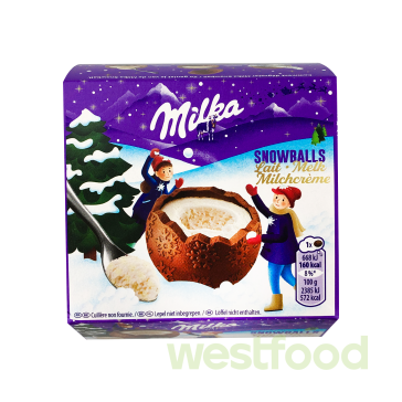Шоколадні кулі Milka Snowballs 4*28г /в уп.20шт/