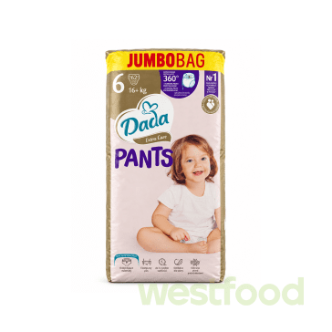 Підгузники Dada ExstraCARE JumboBag Pants 6 (16кг) 62шт