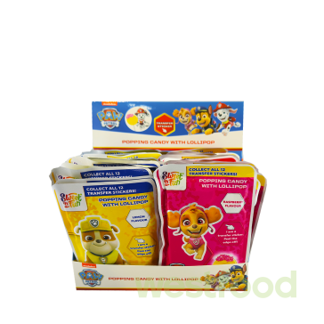 Цукерки Popping Candy Lollipop PawPatrol 15г /уп.36шт/