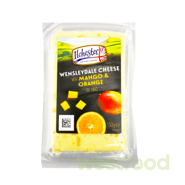 Сир Ilchester Wensleydale 150г з манго та апельсином