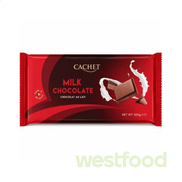Шоколад Cachet 500г Milk Chocolate /в уп.30шт/