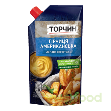 Гірчиця Торчин Американська 130г/в уп.24шт/